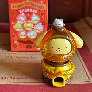 Sanrio Pompompurin Wonderful Dharma Gacha Machine Blind Box Figure